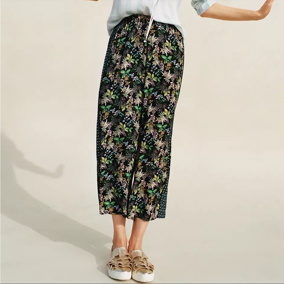 Anthropologie Ett Twa Rousseau Cropped Wide Leg Pants - Picture 4 of 14